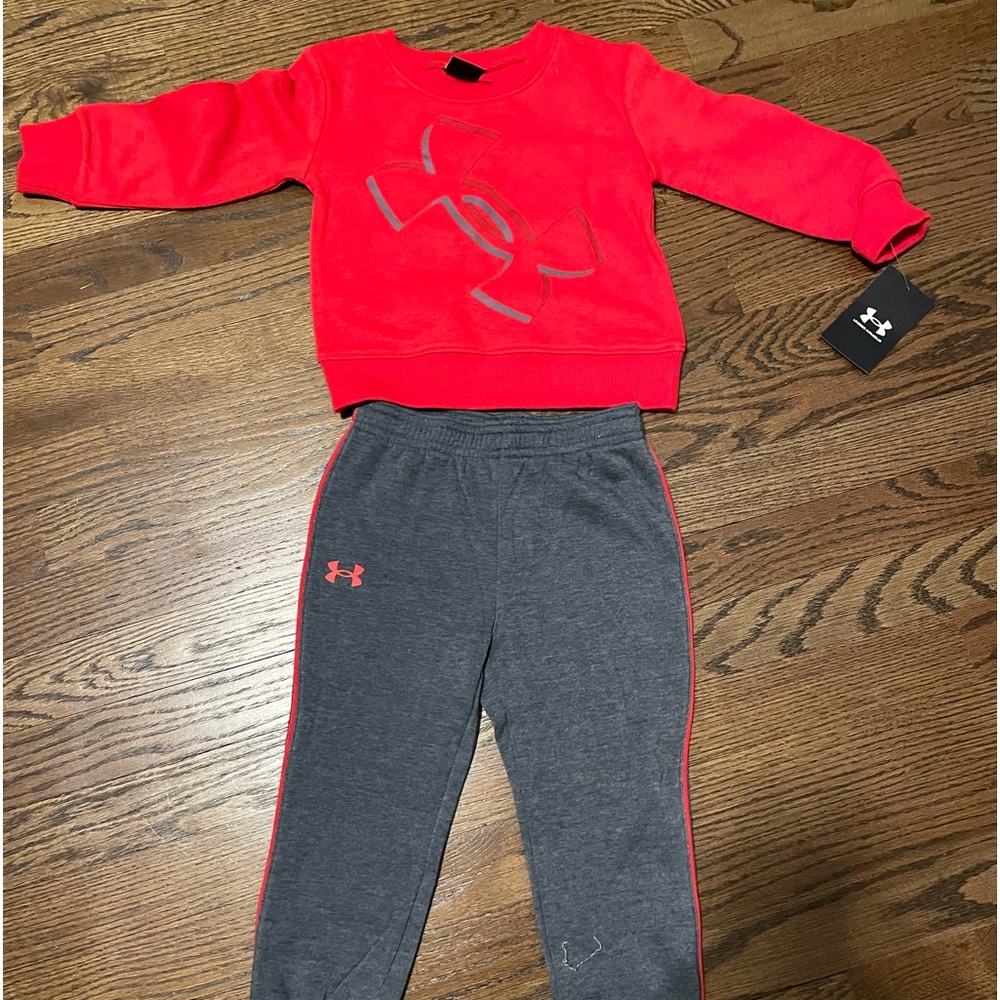 NWT 24M Under Armour Sweatsuit